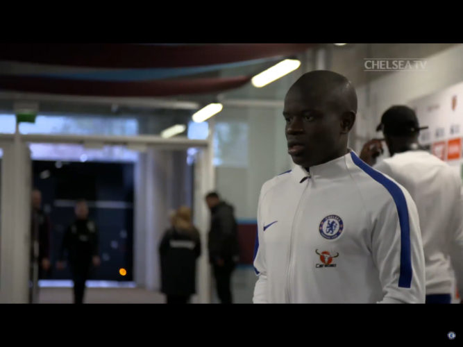 N’Golo Kante. Photo Chelsea TV