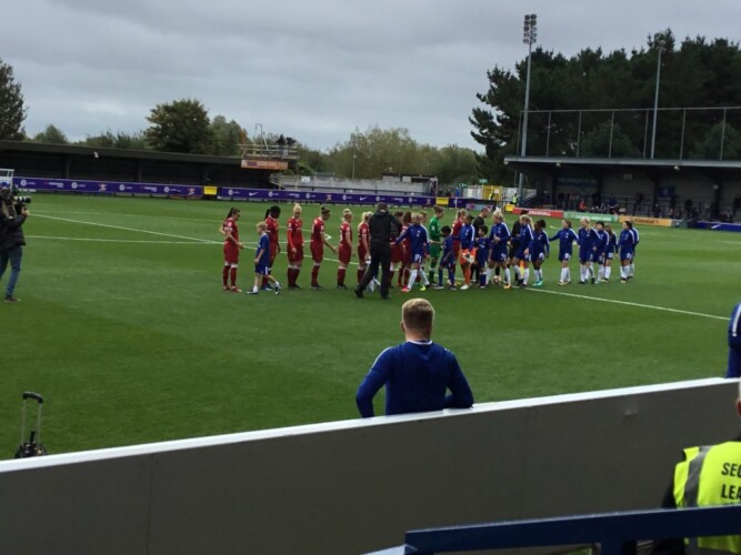 Chelsea Ladies beat Liverpool 1-0nearlier this season in the WSL1