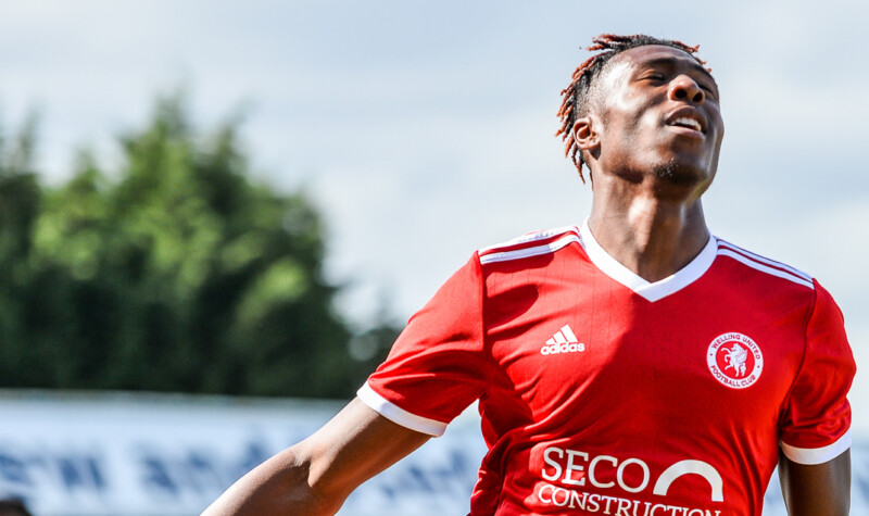 An unnamed trialist makes it 4-1 to Welling United