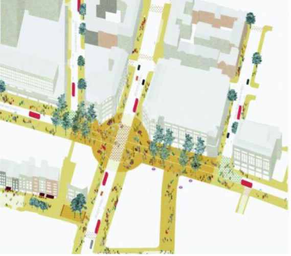 Oxford Street district artist impression