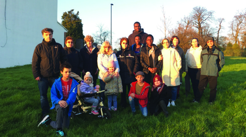 Campaigners against the proposed development