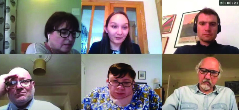 Top row: Judith Worthy, Emily Hill, Councillor Max Schmid Bottom row: Councillor PJ Murphy, Councillor Patricia Quigley, Councillor Guy Vincent