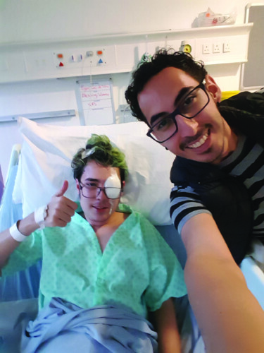 Egon with his brother