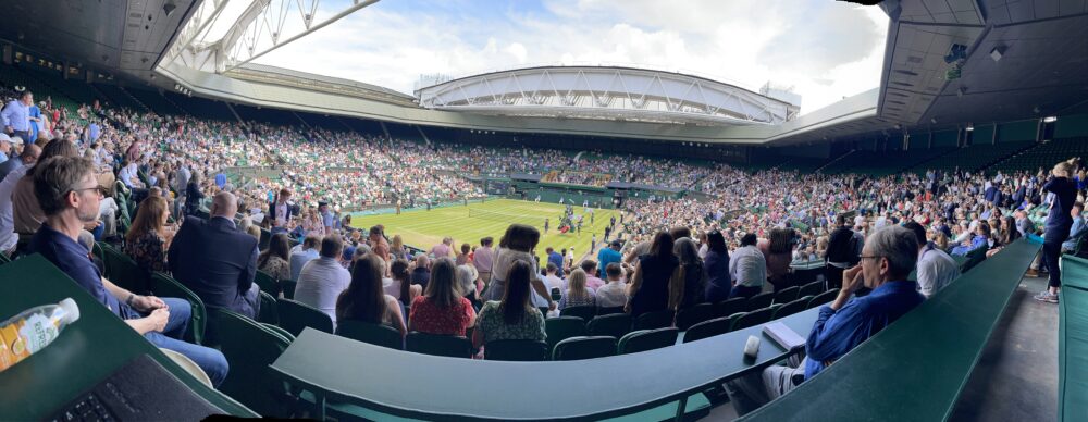 Centre court photo by Paul Lagan