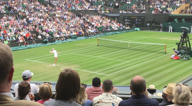 Katie Boulter defeats Karolina Pilskova on Cemtre Court Picture: Paul Lagan