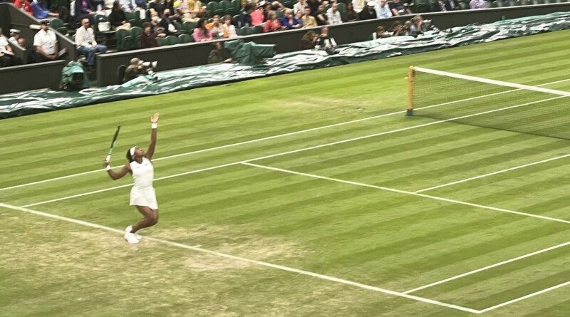 Coco Gauff on Centre Court Picture: Paul Lagan