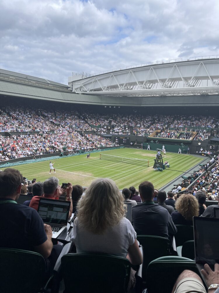 Nadal v Fritz on Centre Court Picture: Paul Lagan