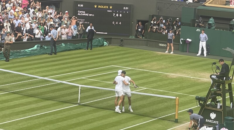 Alcatraz and Rune at the end of the match Picture: Paul Lagan
