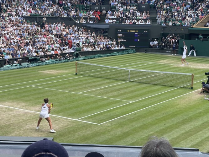 Vekic v Paolini Picture by Paul Lagan